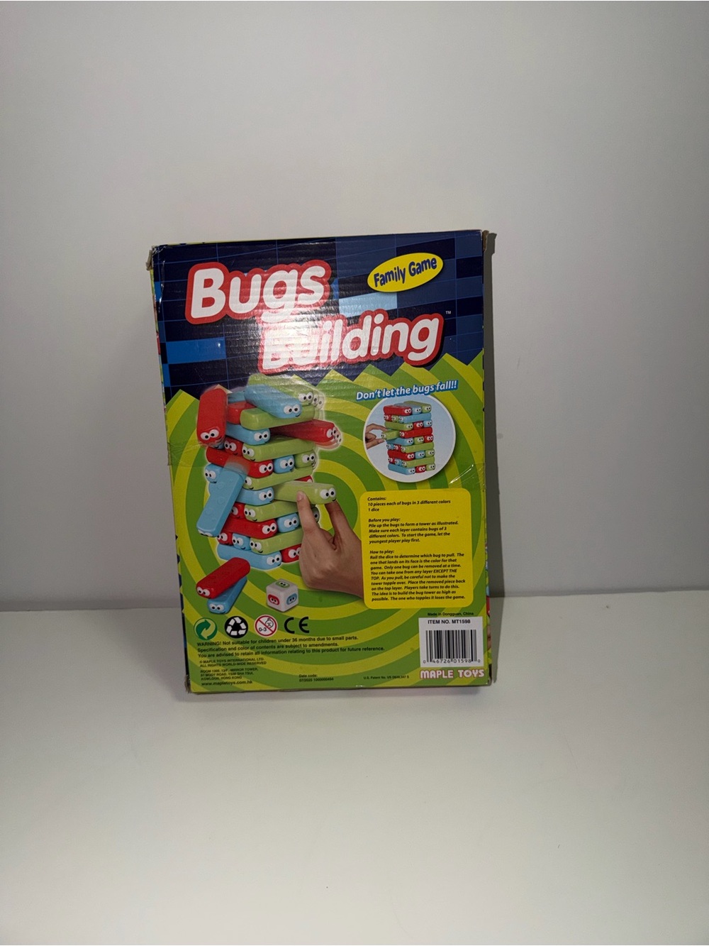 Don’t Let the Bugs Fall! Game Ages 3+